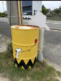 淡路島スヌーピーの壁