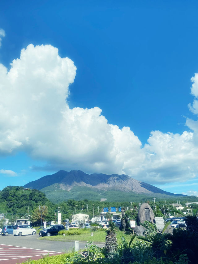 美麗的櫻島火山