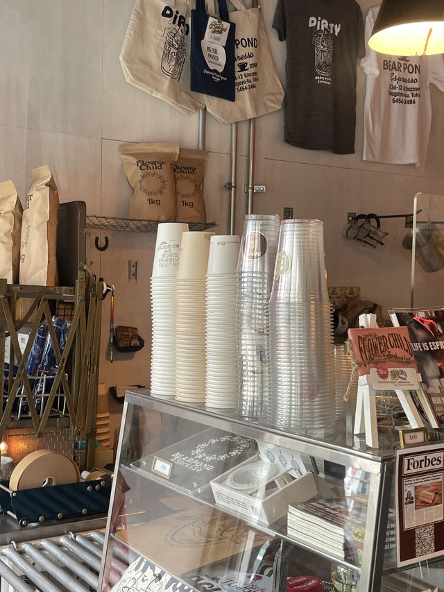 下北沢にあるエスプレッソカフェ"bearpond espresso"☕️