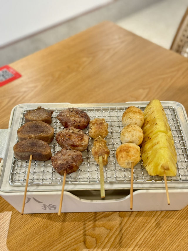 生燒台式串燒 保持汁水@八拾台式串燒火鍋酒場