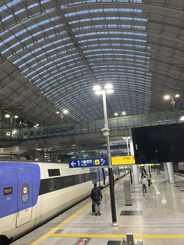 清州(オソン駅)からソウル(光明駅)へKTXで快適移動！予約から車内体験までレポート**
