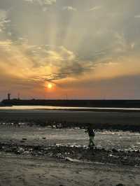 🌅 서해의 황홀한 노을, 꽃지해수욕장