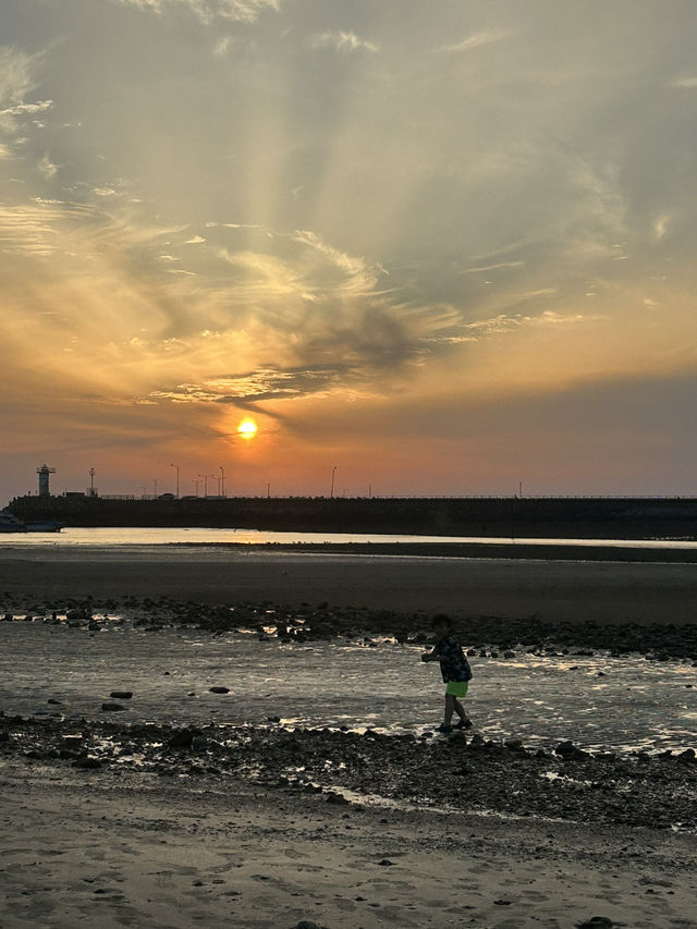 🌅 서해의 황홀한 노을, 꽃지해수욕장