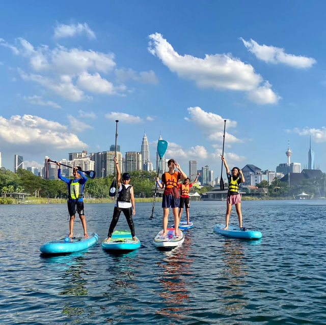Paddle & Peace: SUP Fun at Taman Tasik Titiwangsa