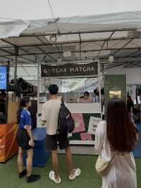 Gotcha Matcha: A Creamy Strawberry Surprise at the Pasar Malam
