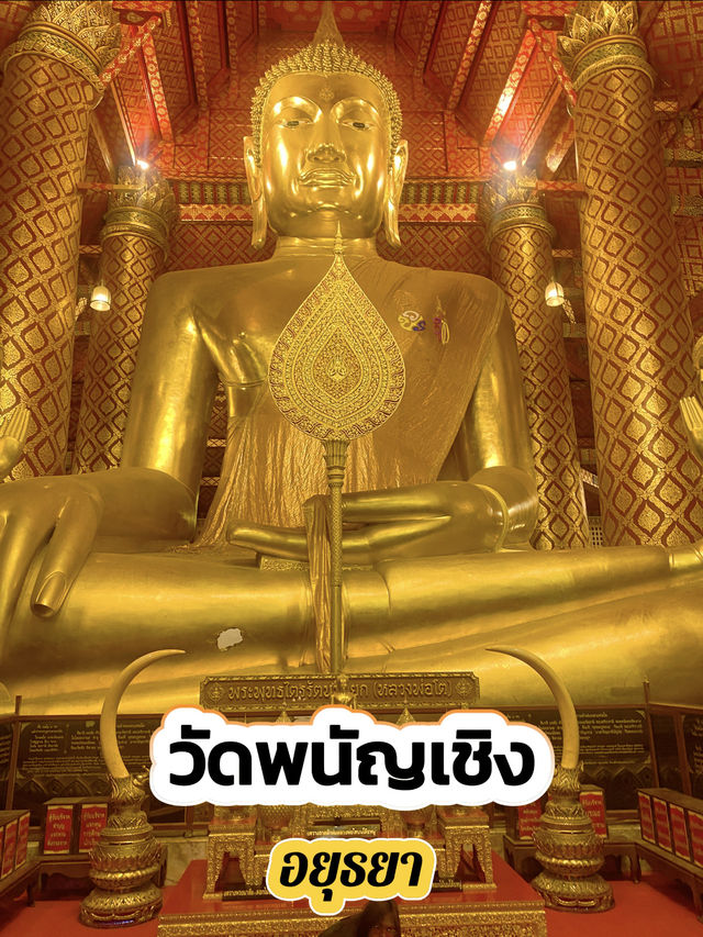 ไหว้หลวงพ่อโต วัดพนัญเชิง ไหว้พระเสริมบุญ ณ อยุธยา