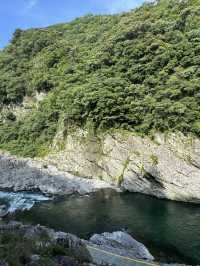 四國｜大步危峽觀光遊覽船｜激流中的自然震撼