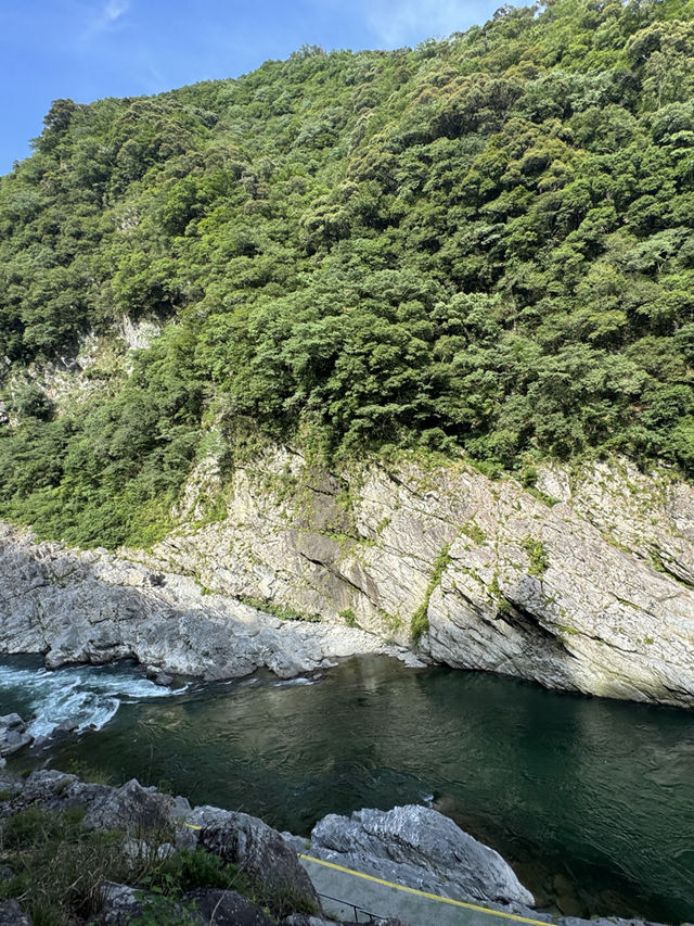 四國｜大步危峽觀光遊覽船｜激流中的自然震撼