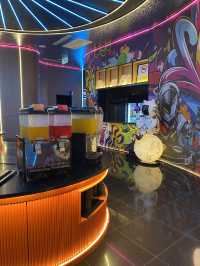 Sleek place for karaoke