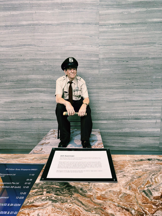 Sculpted Stories at OUE Bayfront: A Lobby of Contemplation and Courage