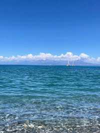 Alpine Serenity: Sayram Lake at the Edge of the World