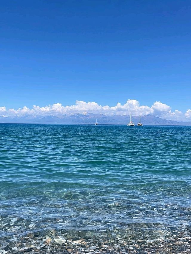 Alpine Serenity: Sayram Lake at the Edge of the World