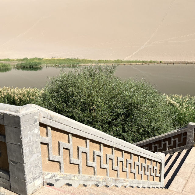 🌙 Where the Desert Holds the Moon — Crescent Lake in Dunhuang