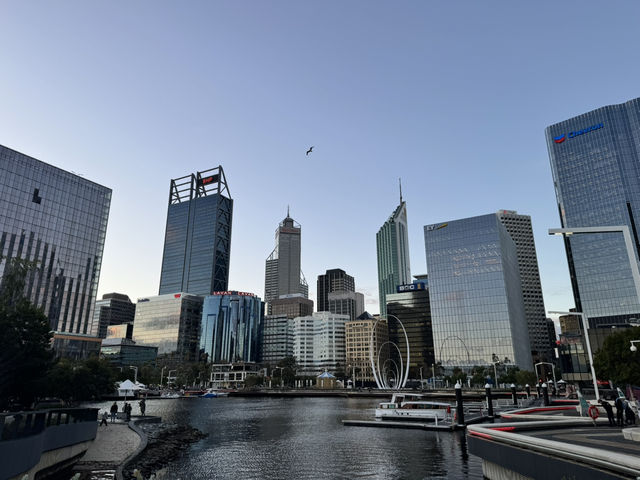 Perth City- Elizabeth Quay and Bell Tower