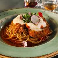 almost budget prices but good food