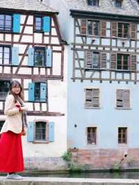 Beautiful city at the border between Germany and France