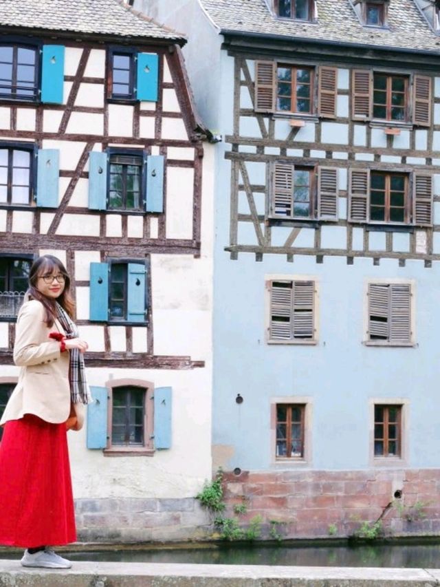 Beautiful city at the border between Germany and France