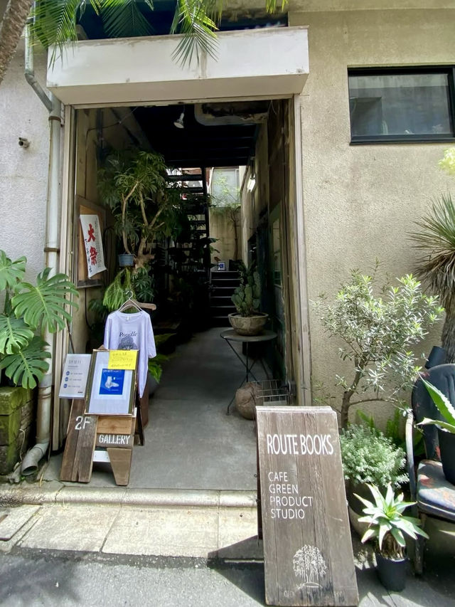 📚 Green Escape at ROUTE BOOKS – A Book Café Like No Other