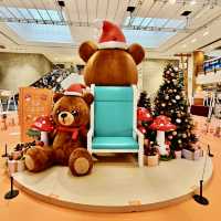 A Fusion of Frost and Neon: Christmas Woven into Tseung Kwan O's Atrium