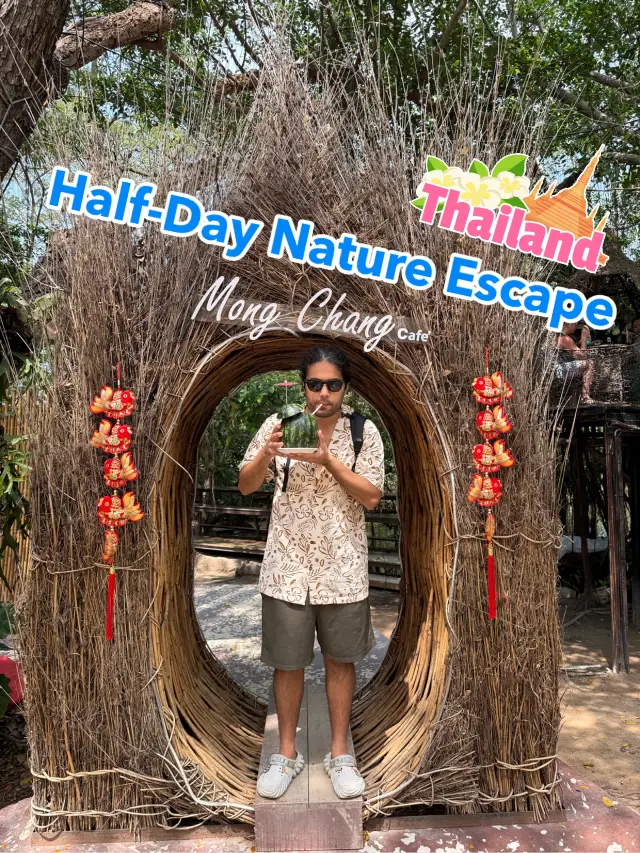 半日自然之旅：芭堤雅大象村與Mong Chang Cafe