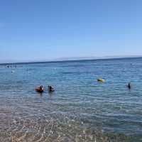 Breakfast on the beach at Yalla Bar Dahab 