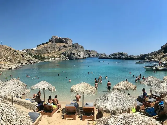 Saint Paul beach Rhodes 🗺️