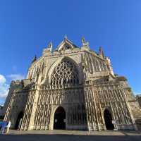 Day tour at Exeter. The Cathedral is stunning ✨