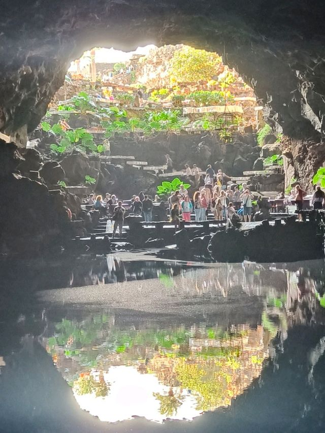 The stunning Jameos Del Agua in Lanzarote.  