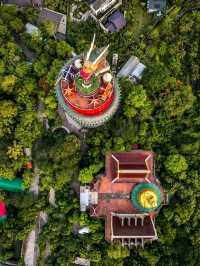 Wat Samphran (The Dragon Temple), Bangkok: A Unique Spiral Dragon Sanctuary