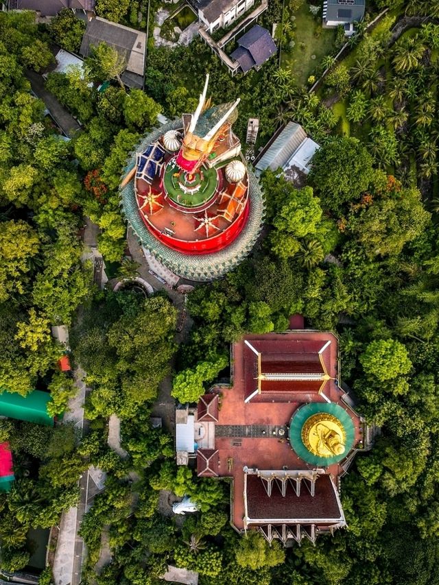 Wat Samphran (The Dragon Temple), Bangkok: A Unique Spiral Dragon Sanctuary