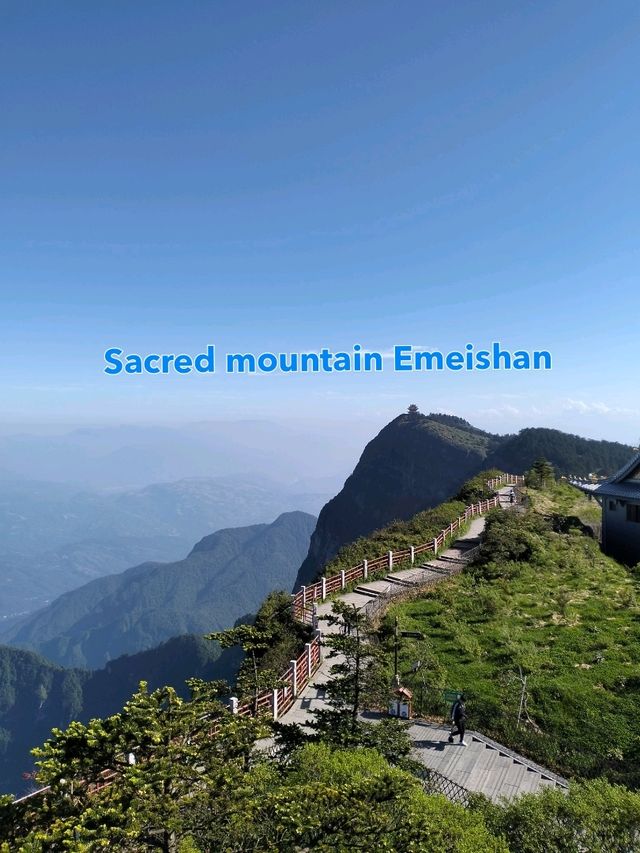 Sacred Emeishan mountain