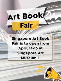 SG Art Book Fair to open from April 14-16！📖📷