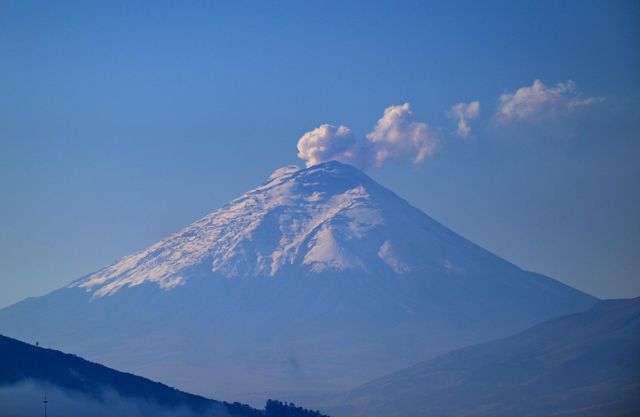 Ecuador's volcano has been in a continuous state of activity.