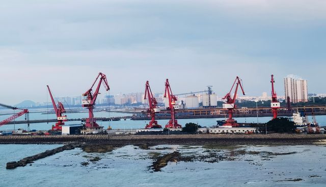 魚鱗洲賞落日美景