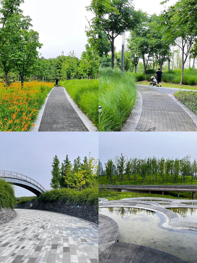 休閒好去處——上海桃浦中央綠地