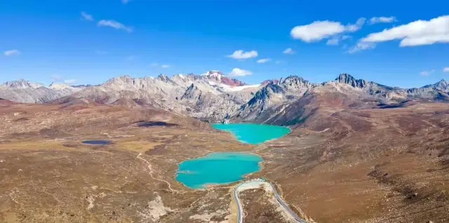 Sister Lakes in Western Sichuan