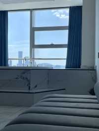 能看到江景的高級公寓