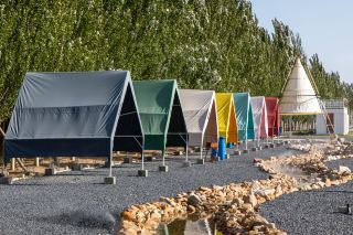 Wuhai is a great place for camping.