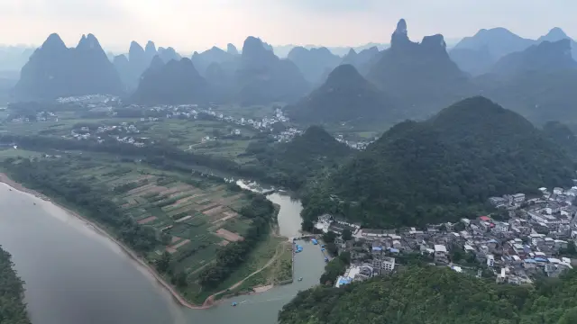 廣西陽朔福利古鎮。