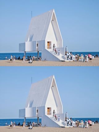 秦皇島黃金海岸。