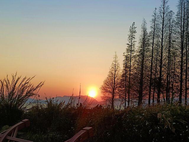 一定要看一次滇池的日落