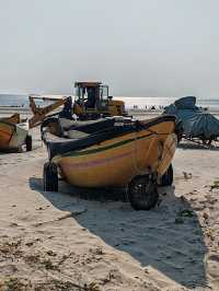 北海避寒之銀灘觀落日