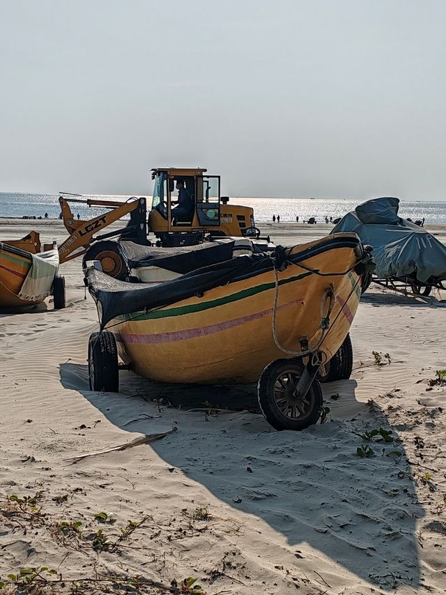 北海避寒之銀灘觀落日