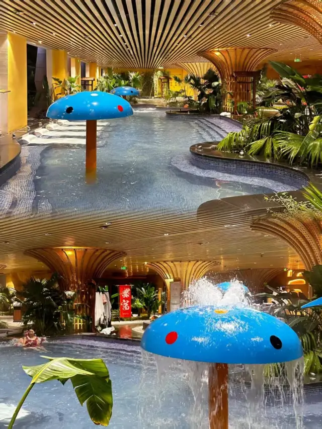 The hot springs in Ganzhou, Jiangxi are so relaxing!