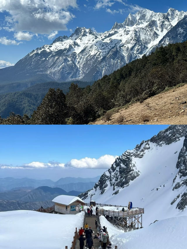 3 月玉龍雪山現狀，盡早改行程……