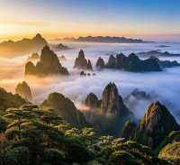 雲霧繚繞的仙境之旅