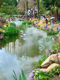 深圳人民公園 | 莫奈秘境花園🫧春日氣氛感  這是深圳市內最早的公園之一，安靜人少，閒暇時來這