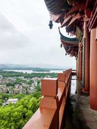 杭州吳山城隍閣，一覽江、山、湖、城美景