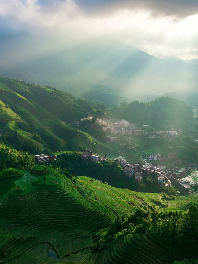 暑假旅遊之龍脊梯田！陌野晨晞真係好識玩
