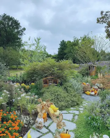 A Fairy Tale Cottage, Shanghai Botanical Garden Autumn Rabbit Party